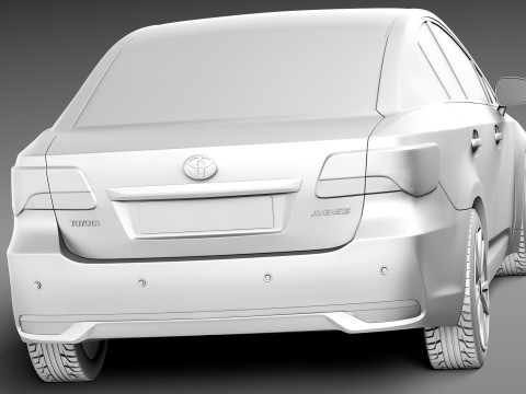 Toyota Avensis Sedan 2013 3Dモデル