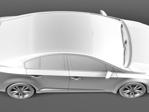 Toyota Avensis Sedan 2013 3Dモデル