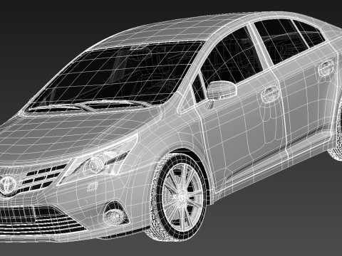 Toyota Avensis Sedan 2013 3Dモデル