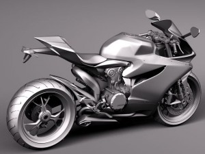 Ducati 1199 Panigale 3D Model