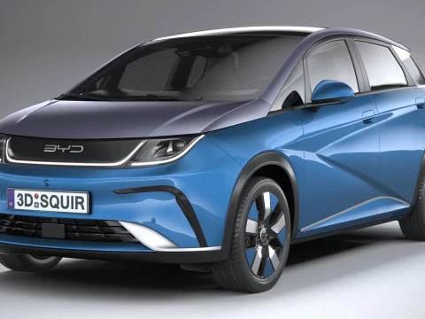 BYD Dolphin 2025 3D Model