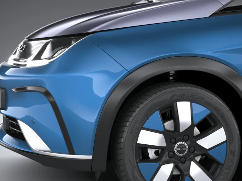 BYD Dolphin 2025 3D Model