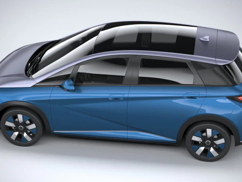 BYD Dolphin 2025 3D Model