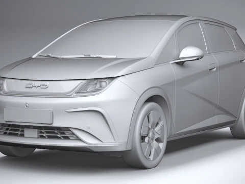 BYD Dolphin 2025 3D Model