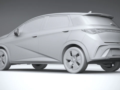 BYD Dolphin 2025 3D Model