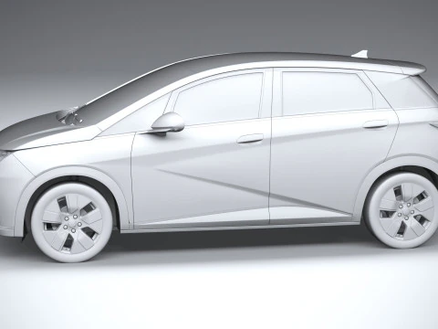BYD Dolphin 2025 3D Model