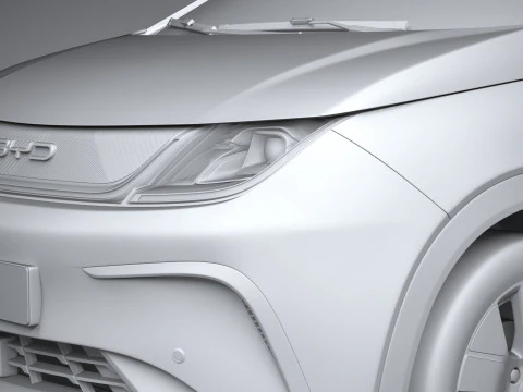 BYD Dolphin 2025 3D Model