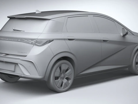 BYD Dolphin 2025 3D Model