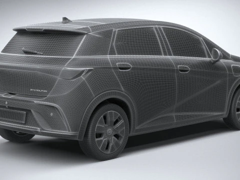 BYD Dolphin 2025 3D Model