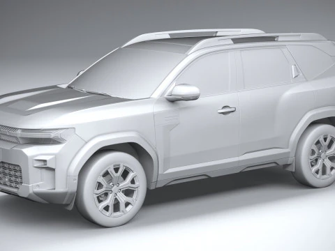 Dacia Bigster 2025 3D Model