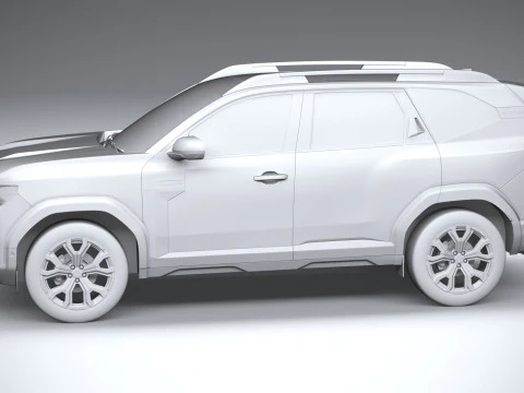 Dacia Bigster 2025 3D Model