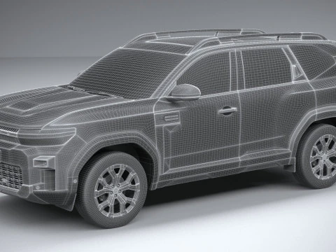 Dacia Bigster 2025 3D Model