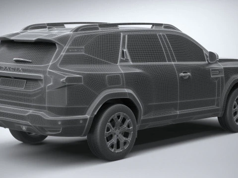 Dacia Bigster 2025 3D Model