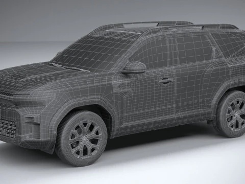 Dacia Bigster 2025 3D Model
