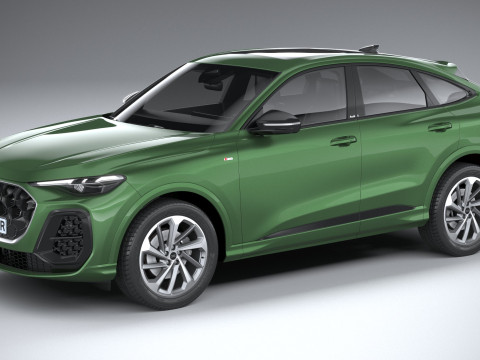 Audi Q5 Sportback S-Line 2025 3D मॉडल