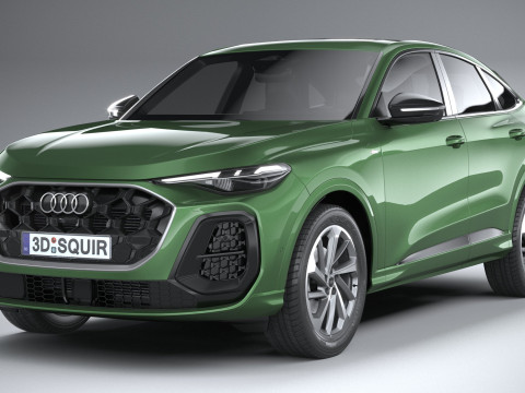Audi Q5 Sportback S-Line 2025 3Dモデル