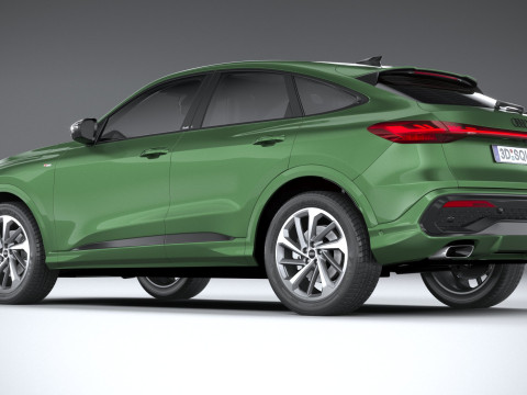 Audi Q5 Sportback S-Line 2025 3Dモデル