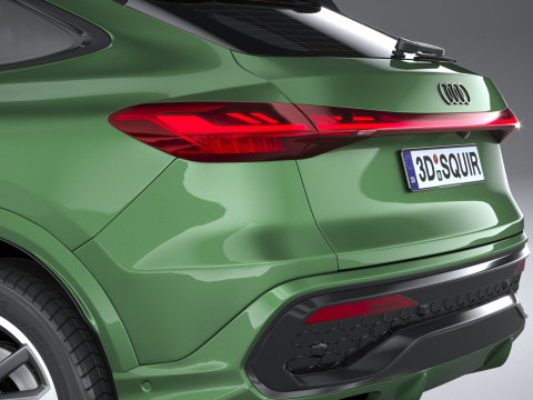 Audi Q5 Sportback S-Line 2025 3Dモデル