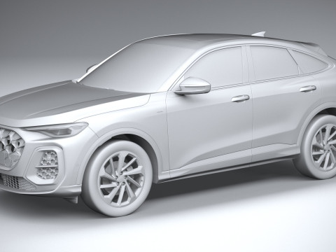 Audi Q5 Sportback S-Line 2025 3Dモデル