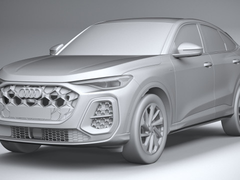 Audi Q5 Sportback S-Line 2025 3Dモデル
