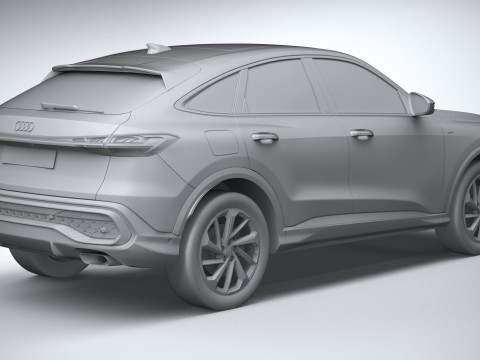 Audi Q5 Sportback S-Line 2025 3Dモデル