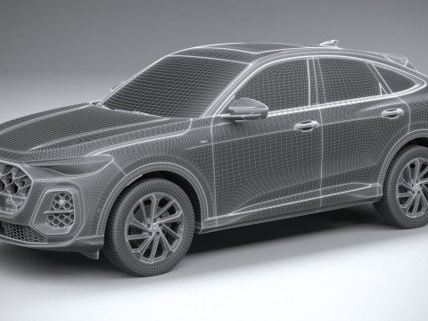 Audi Q5 Sportback S-Line 2025 3Dモデル