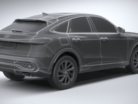 Audi Q5 Sportback S-Line 2025 3Dモデル