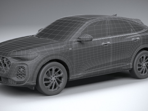 Audi Q5 Sportback S-Line 2025 3Dモデル