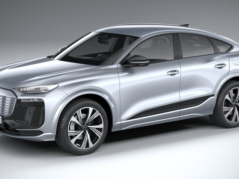 Audi Q6 Sportback 2025 3D मॉडल