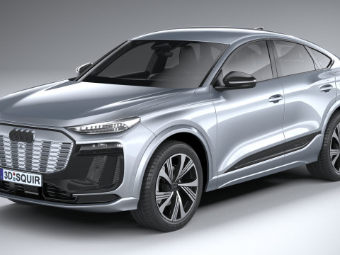 Audi Q6 Sportback 2025 3D 모델