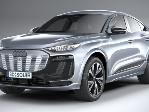 Audi Q6 Sportback 2025 3D 모델