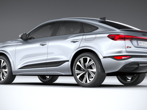 Audi Q6 Sportback 2025 3D 모델
