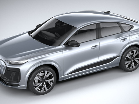 Audi Q6 Sportback 2025 3D 모델