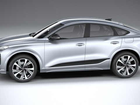 Audi Q6 Sportback 2025 3D 모델