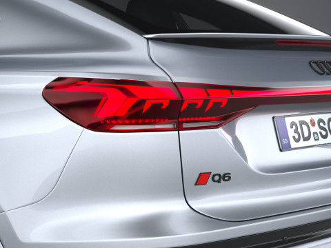 Audi Q6 Sportback 2025 3D 모델