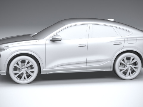 Audi Q6 Sportback 2025 3D 모델