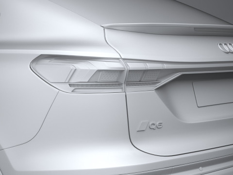 Audi Q6 Sportback 2025 3D 모델