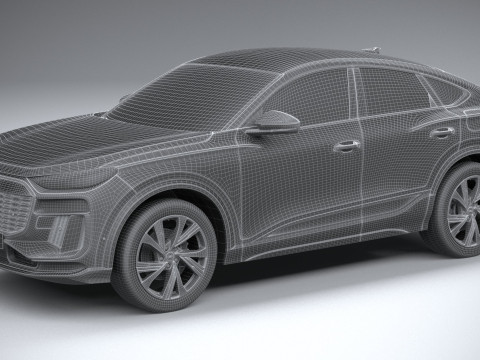 Audi Q6 Sportback 2025 3D 모델