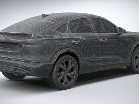 Audi Q6 Sportback 2025 3D 모델