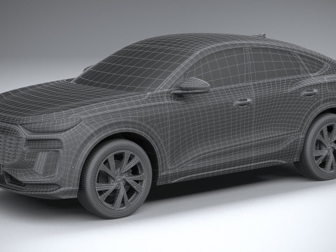 Audi Q6 Sportback 2025 3D 모델