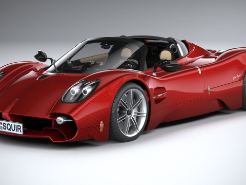 Pagani Utopia Roadster 2025 Model 3D