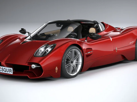 Pagani Utopia Roadster 2025 Modello 3D