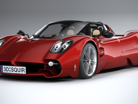 Pagani Utopia Roadster 2025 Model 3D