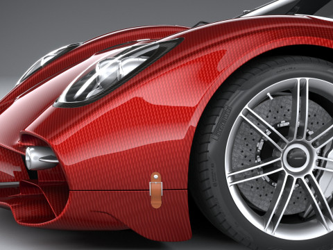 Pagani Utopia Roadster 2025 Model 3D