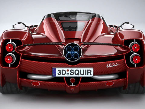 Pagani Utopia Roadster 2025 Modello 3D