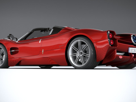 Pagani Utopia Roadster 2025 Model 3D