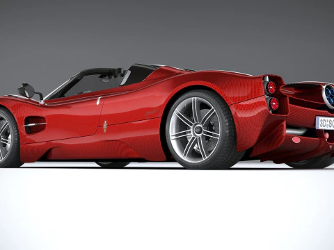 Pagani Utopia Roadster 2025 Modello 3D