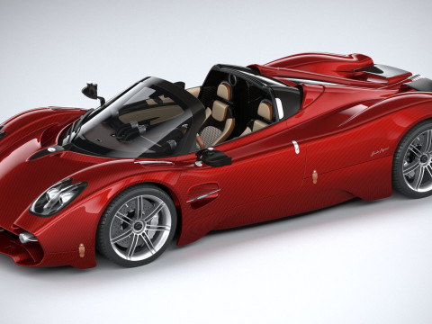 Pagani Utopia Roadster 2025 Model 3D