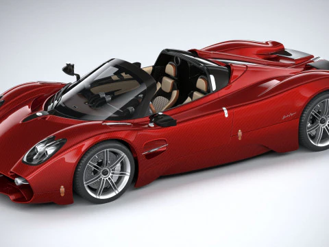 Pagani Utopia Roadster 2025 Modello 3D