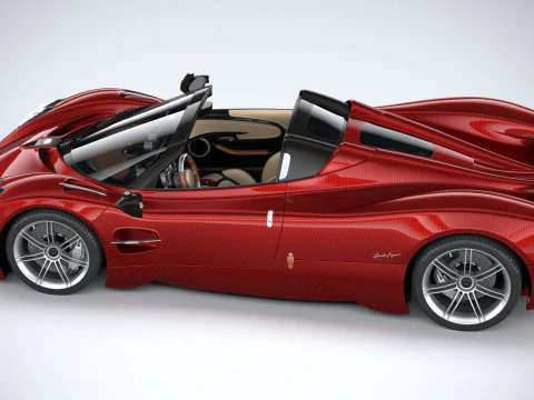 Pagani Utopia Roadster 2025 Modello 3D